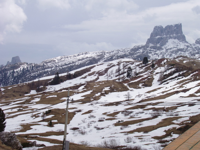 At the top of the Dolomites