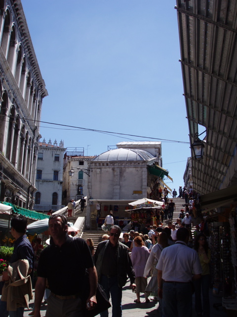 Rialto Bridge from the street